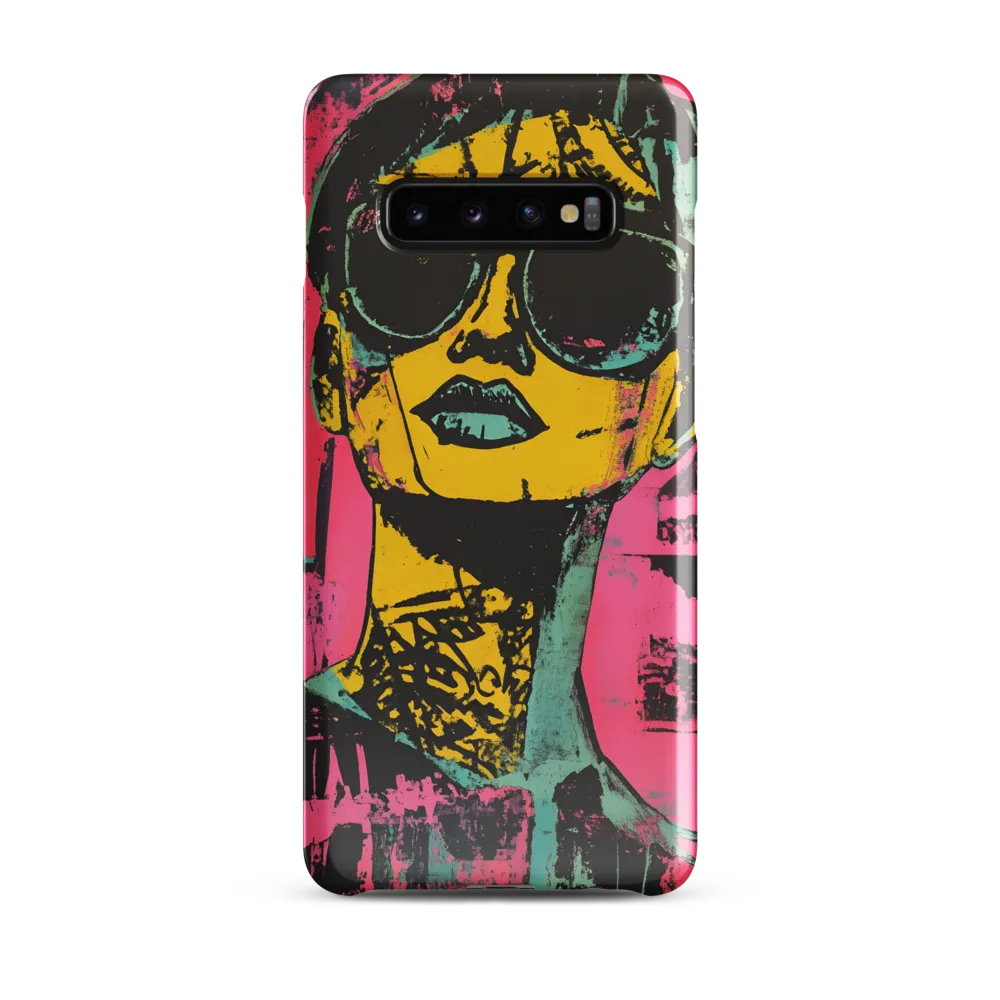 Confident Portrait in Neon Colors | Phone Case |  S10 Plus | Snap Case | Glossy