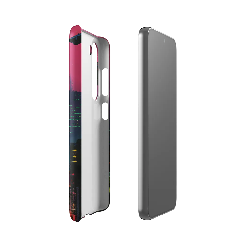 Encounter Above Neon Heights | Phone Case |  S23 | Snap Case | Matte