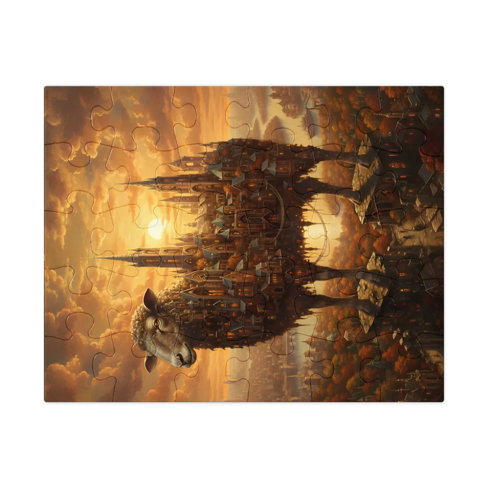 Sheep Citadel 
 Jigsaw Puzzle in Tin Box