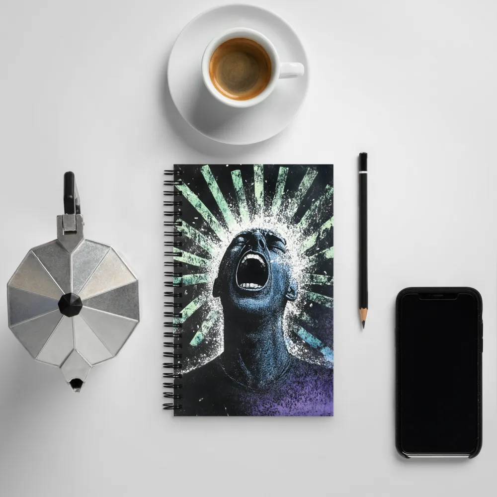 Eruption of Emotion | Spiral Notebook