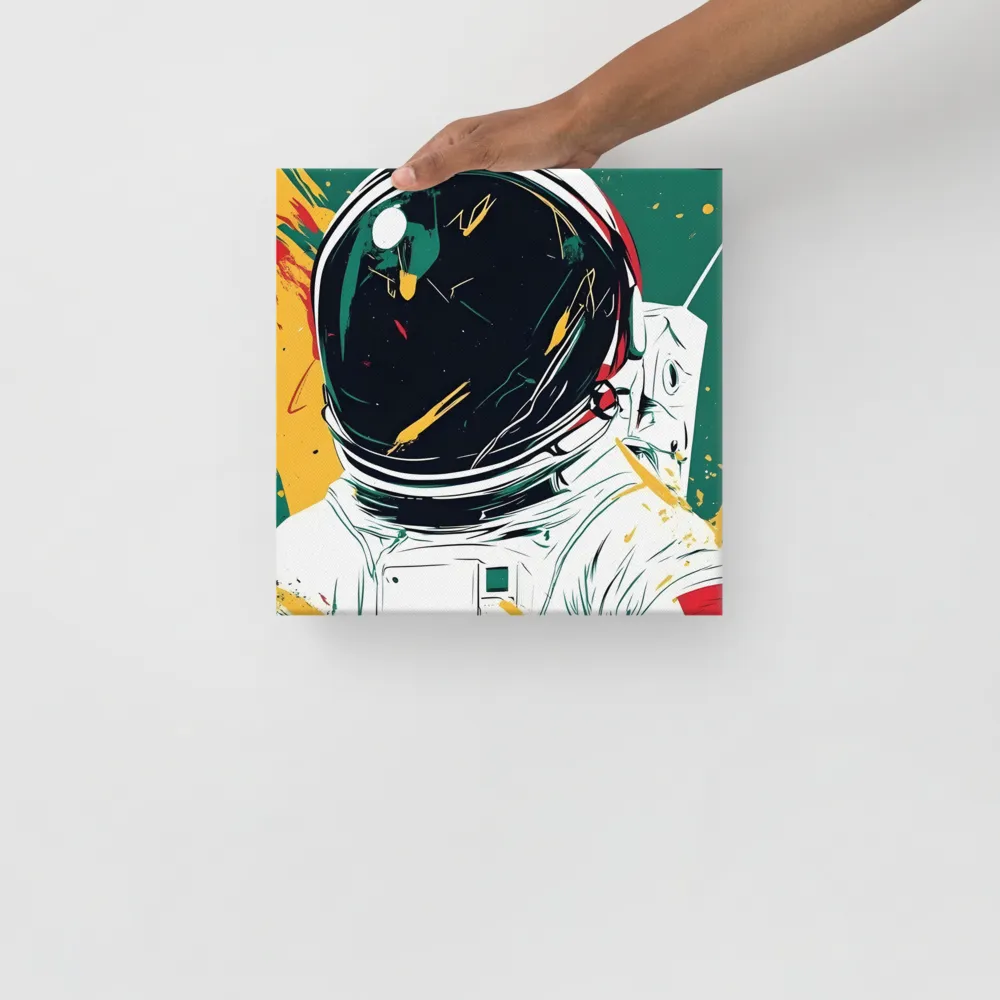 Galactic Explorer: A Modern Odyssey | Canvas | 12″×12″