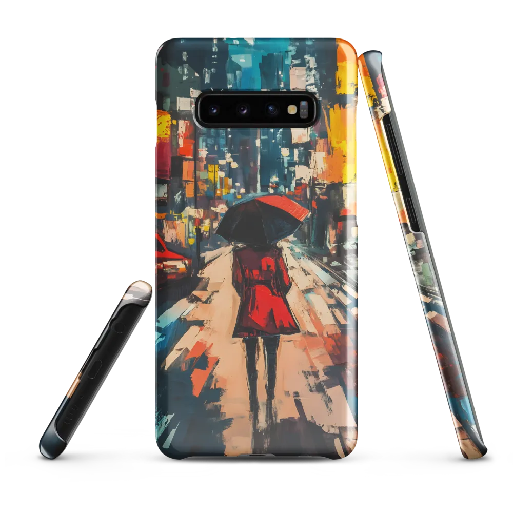 Urban Reflections on a Rainy Night | Phone Case |  S10 Plus | Snap Case | Glossy