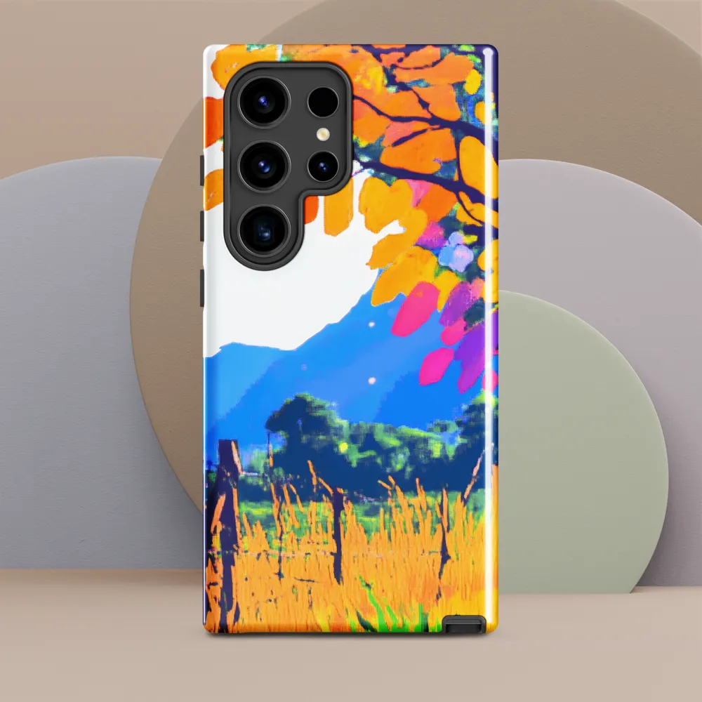 Autumn Serenity in a Vibrant Landscape | Phone Case |  S24 Ultra | Tough Case | Glossy