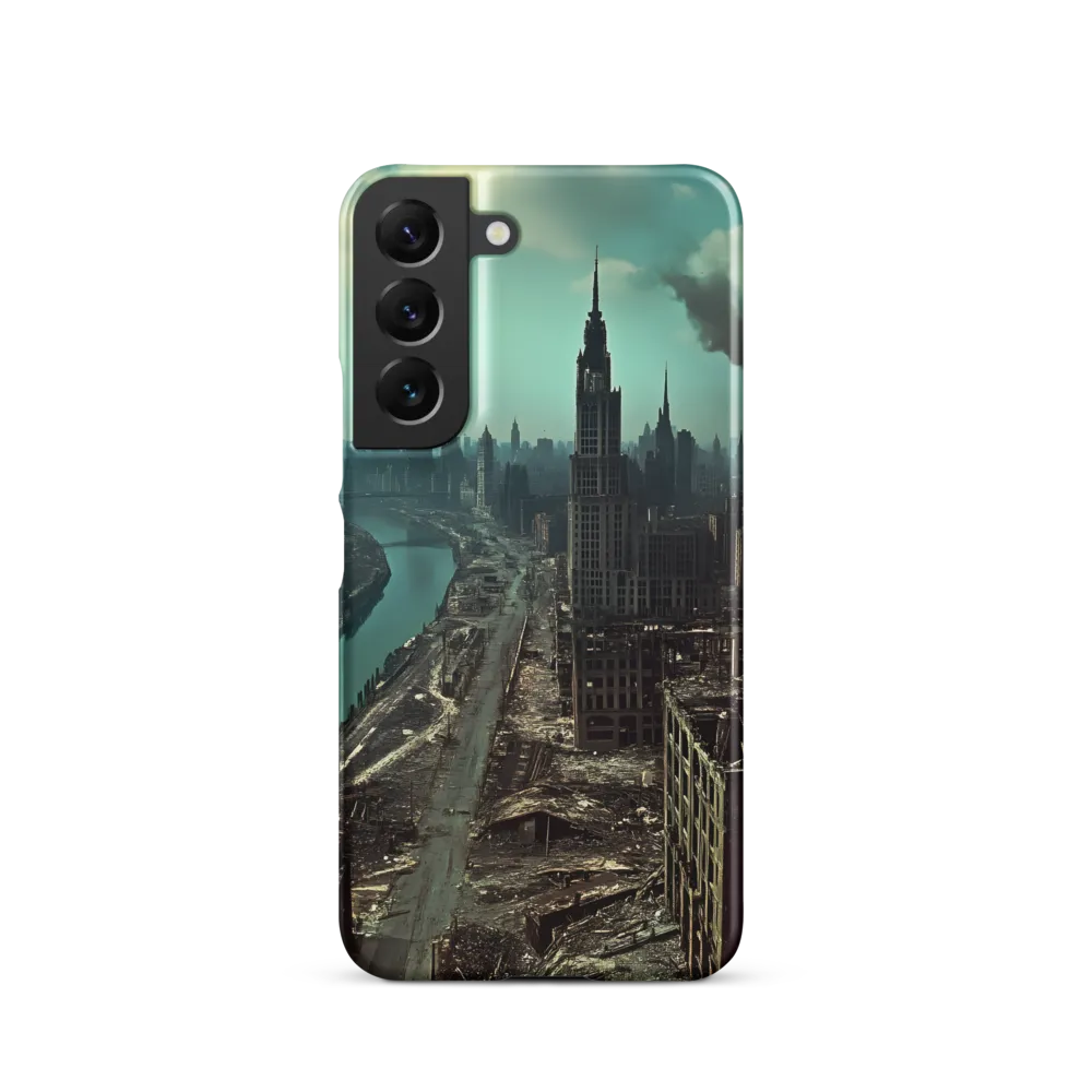 Urban Ruins: A Futuristic Reflection | Phone Case |  S22 | Snap Case | Matte