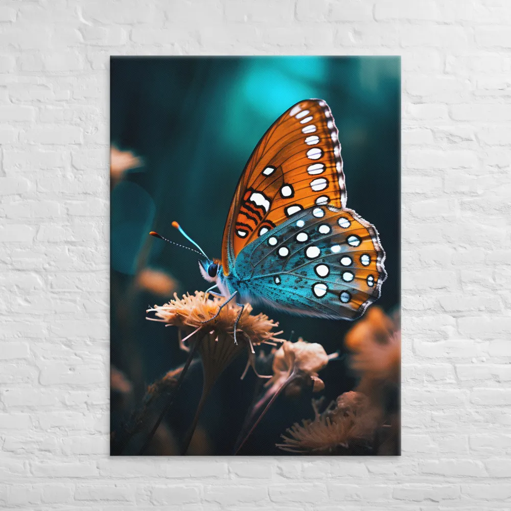 Whispers of Color: The Butterfly's Embrace