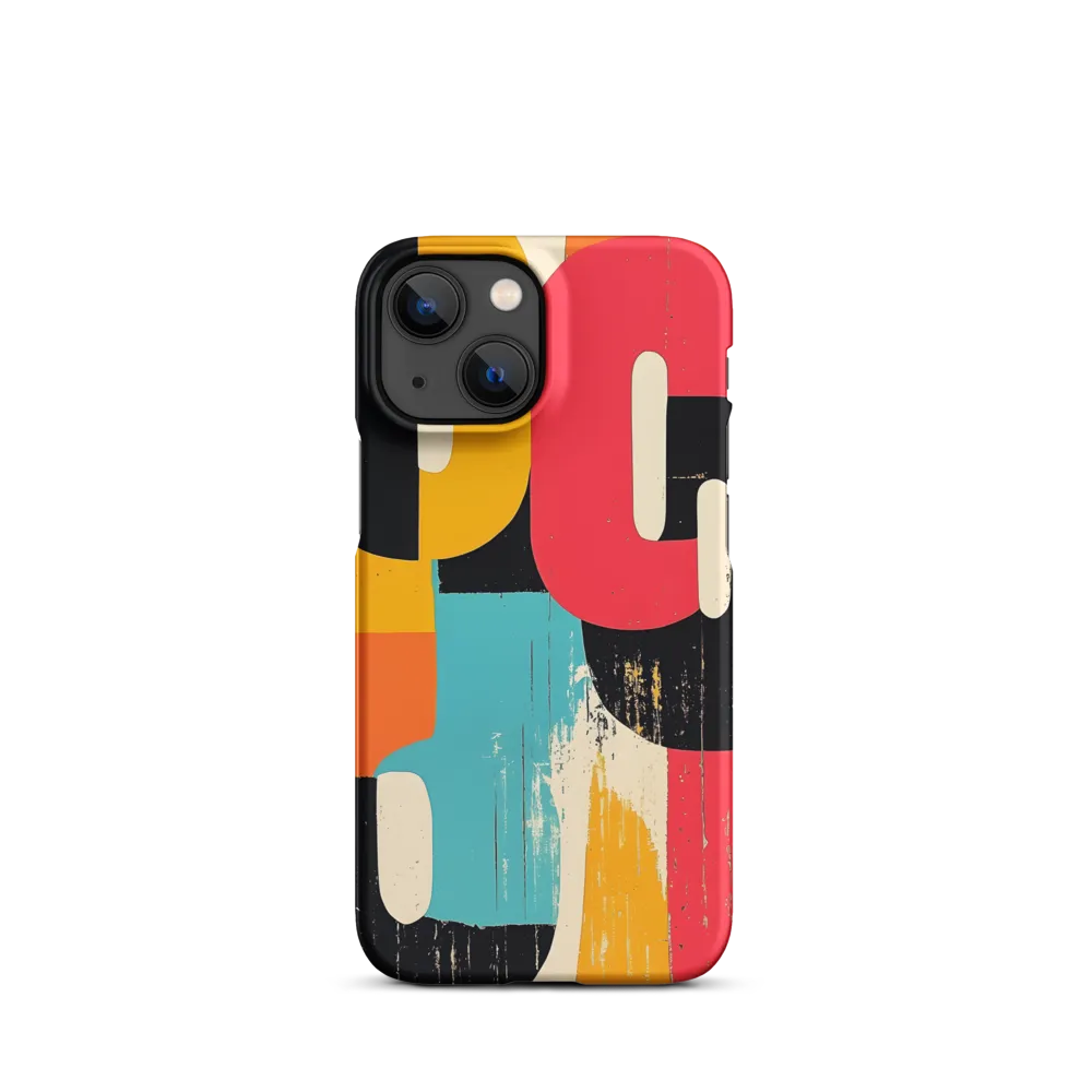 Colorful Curves: Numbers in Harmony | Phone Case |  13 Mini | Snap Case | Matte