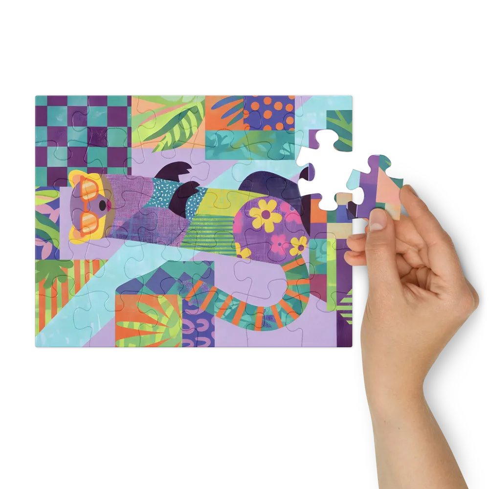 Patchwork Companion 
 Jigsaw Puzzle in Tin Box