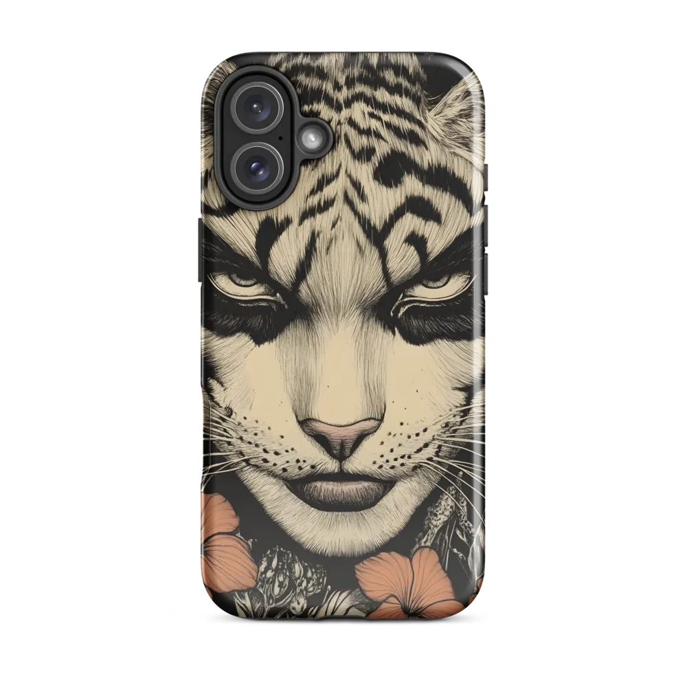 Feline Majesty: The Human-Leopard Connection | Phone Case |  16 Plus | Tough Case | Glossy