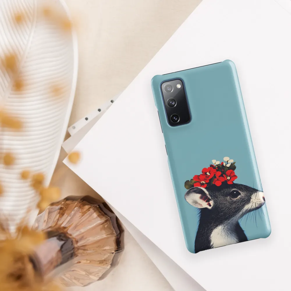 Whimsical Flora: A Mouse's Floral Crown