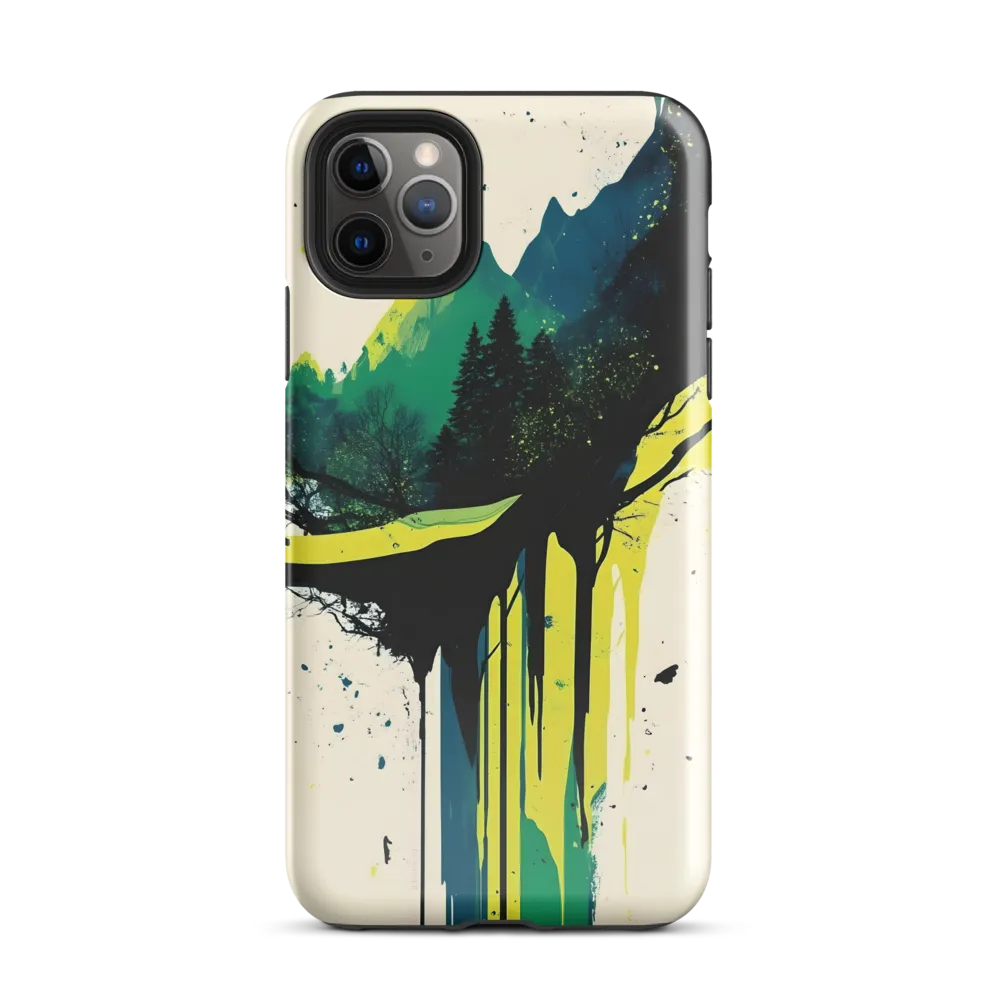 Majestic Serenity: A Digital Landscape | Phone Case |  11 Pro Max | Tough Case | Glossy