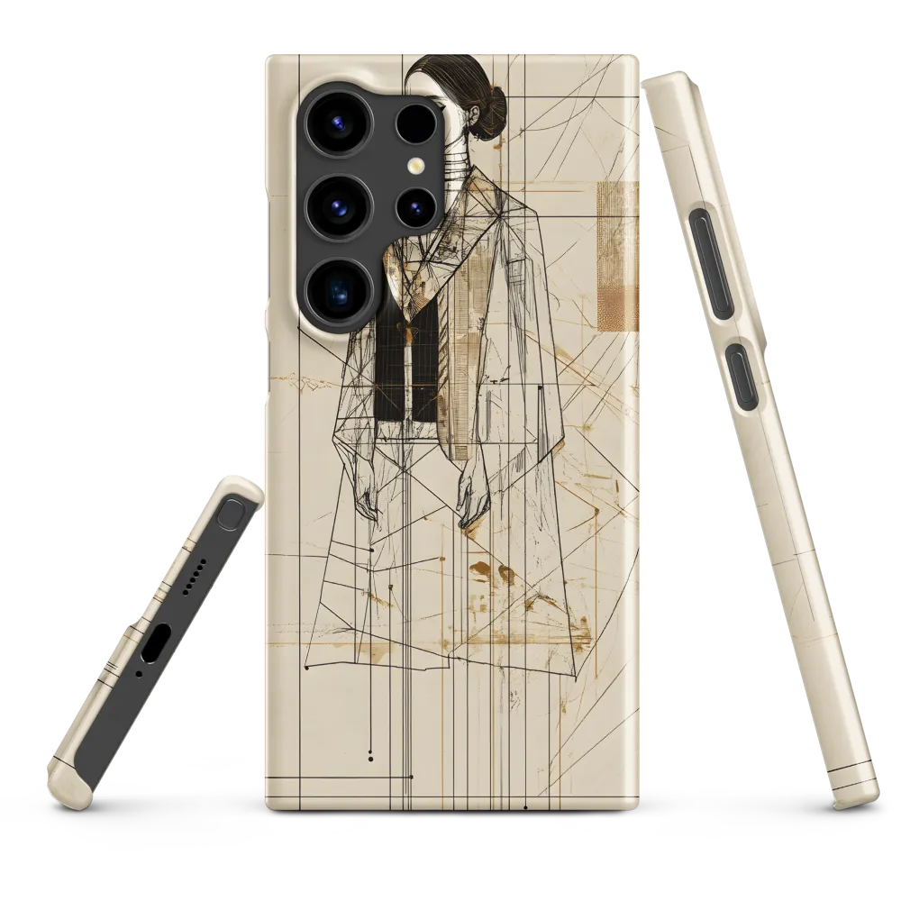 Elegance in Lines | Phone Case |  S24 Ultra | Snap Case | Matte