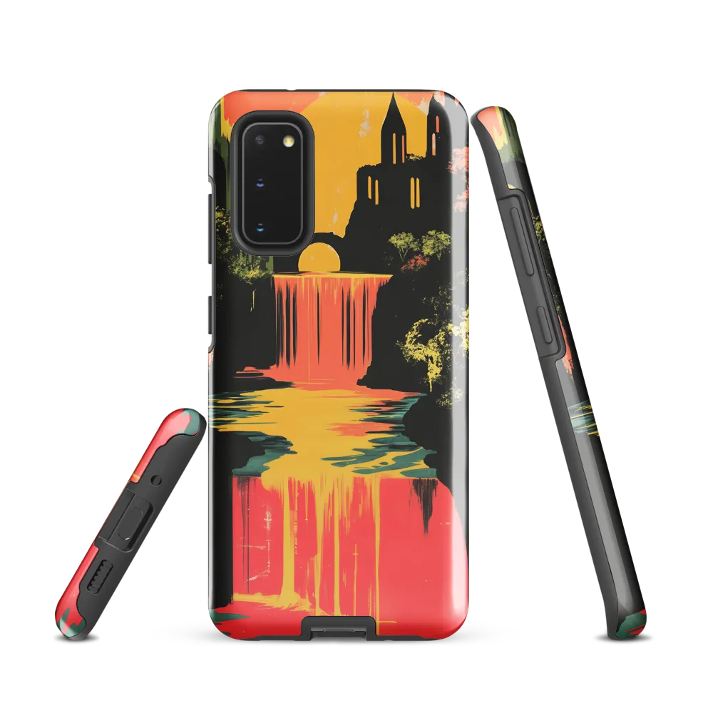 Elysian Echoes: A Surreal Reflections | Phone Case |  S20 | Tough Case | Glossy