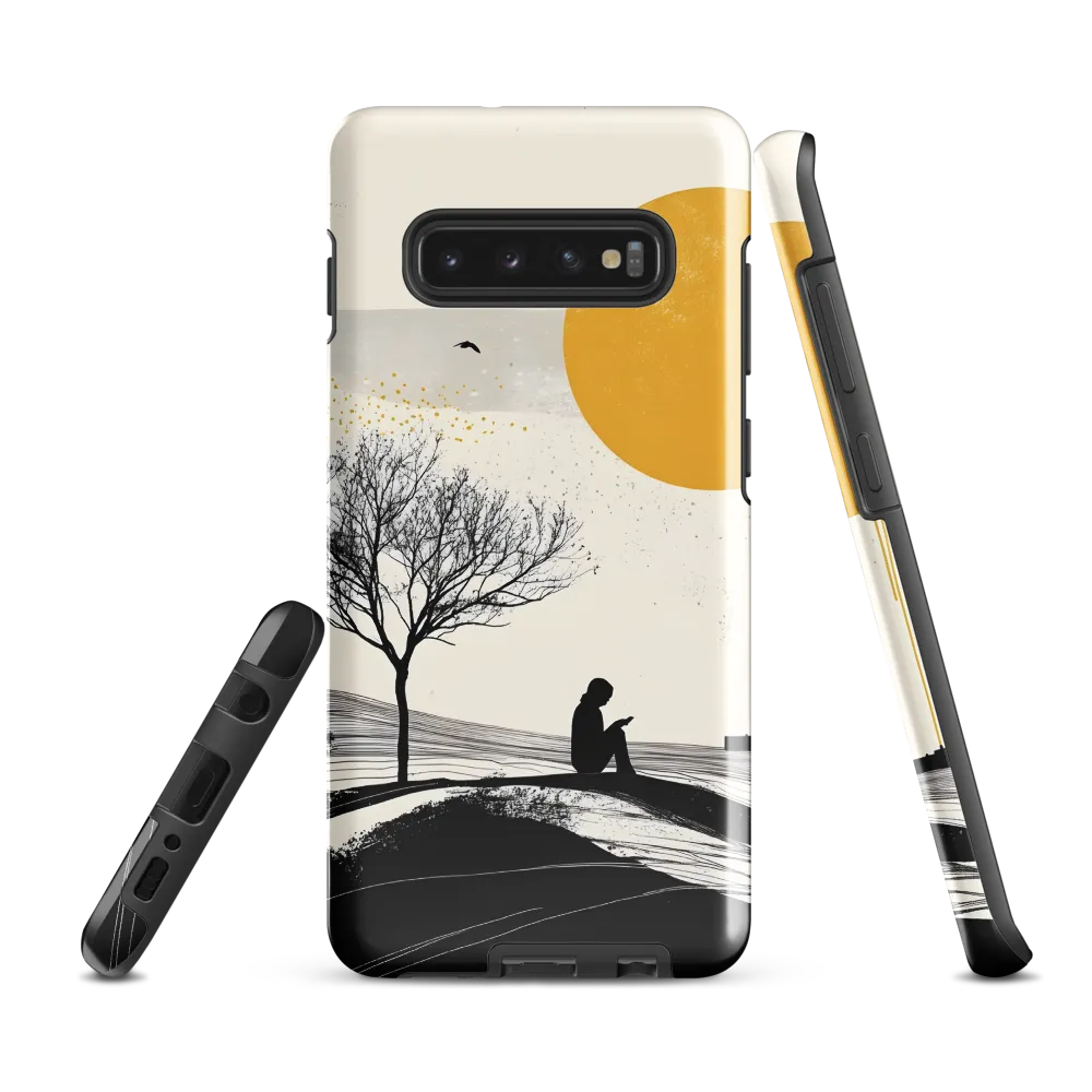 Solitude Under the Sun | Phone Case |  S10 Plus | Tough Case | Glossy