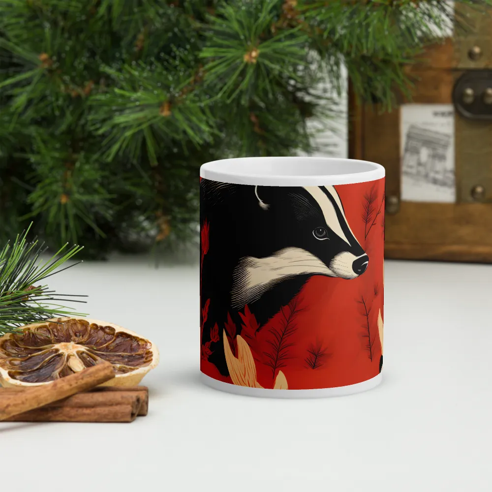 Whimsical Badger Dance | Mugs | Multiple Sizes & Colors