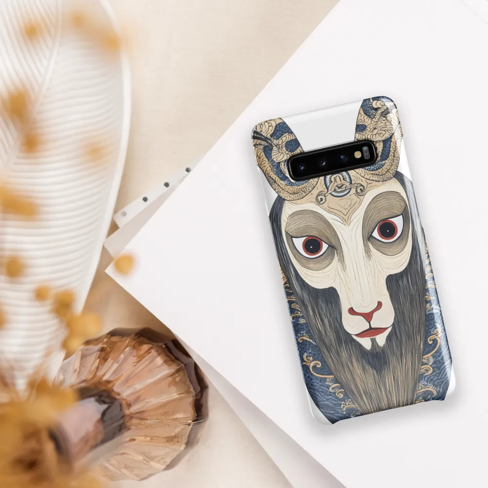 Ethereal Gaze of the Ram | Phone Case |  S10 Plus | Snap Case | Glossy