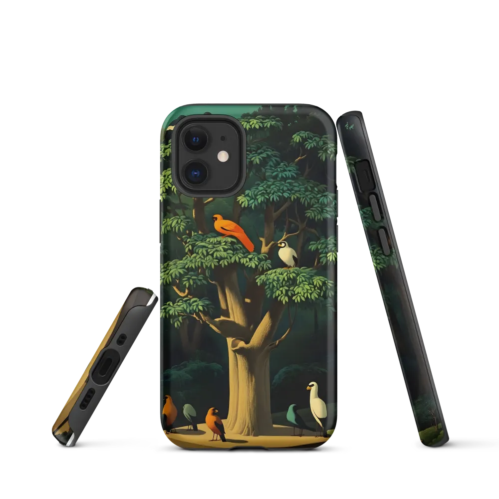 Harmony in Color: A Surreal Bird Symphony