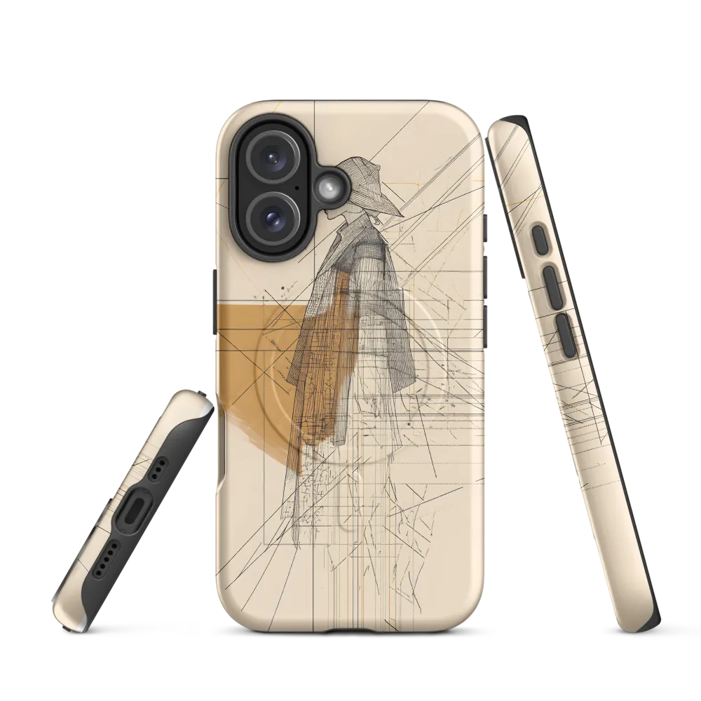 Abstract Profile: A Minimalist Exploration | Phone Case |  16 | MagSafe® Tough Case | Matte