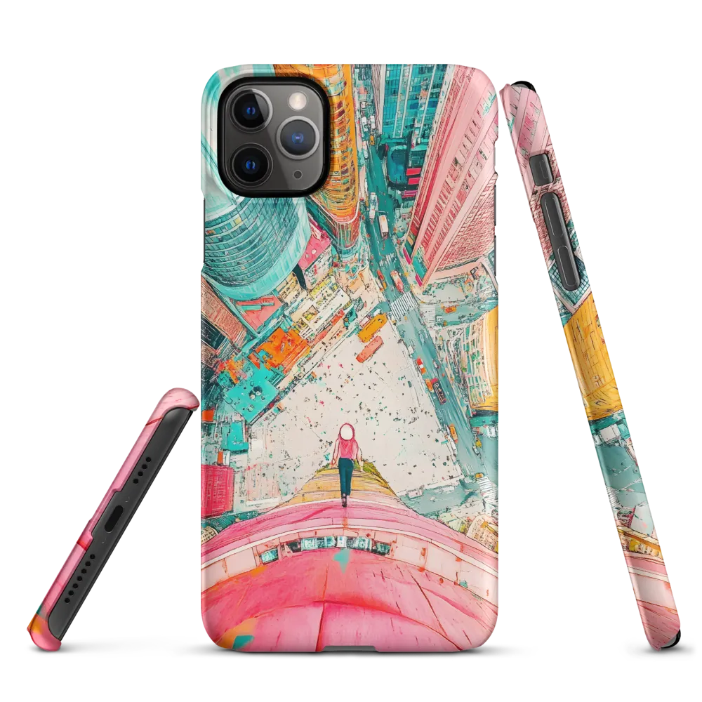Vertical Horizons: A Surreal Cityscape Adventure | Phone Case |  11 Pro Max | Snap Case | Matte