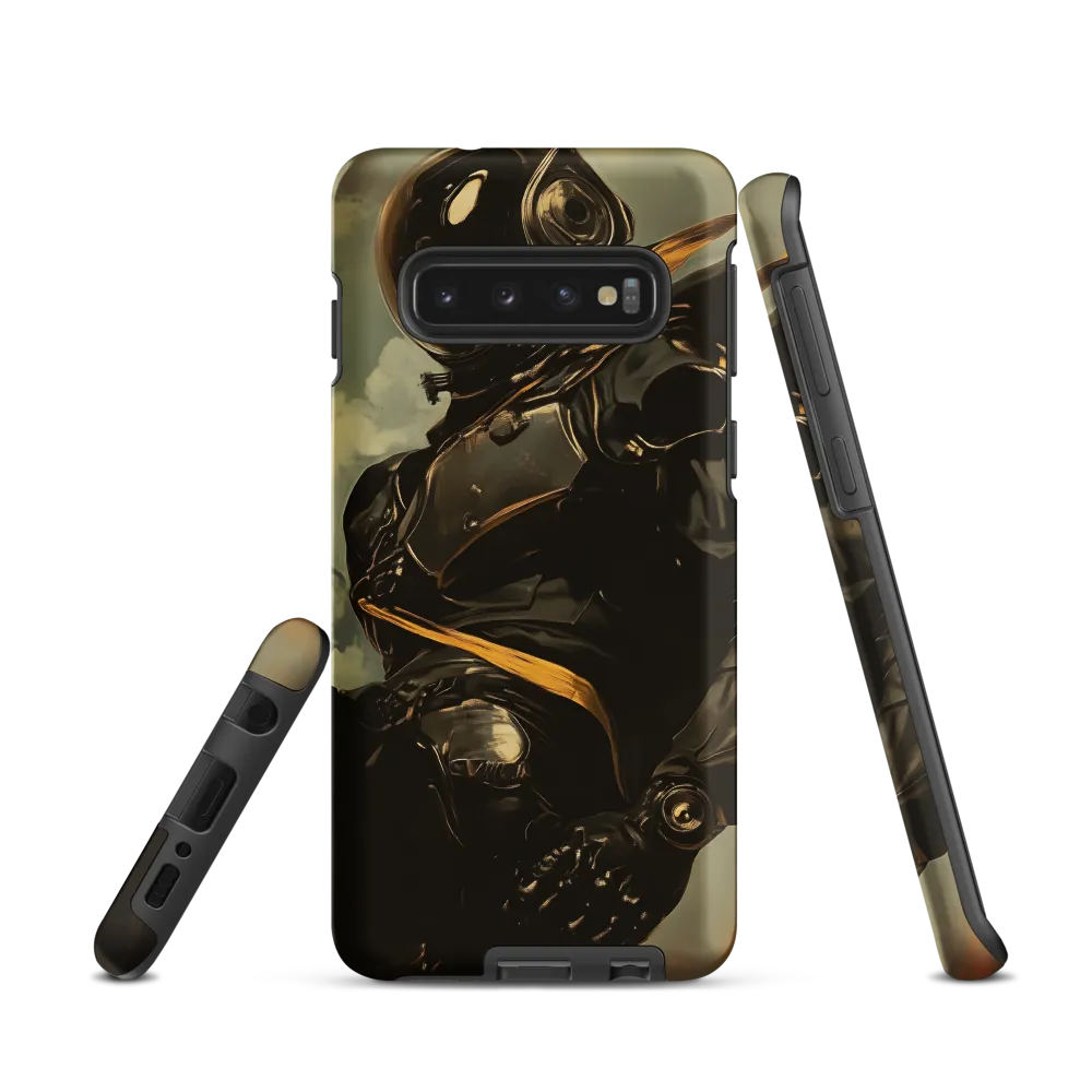 Ethereal Explorer: The Enigmatic Astronaut | Phone Case |  S10 | Tough Case | Matte