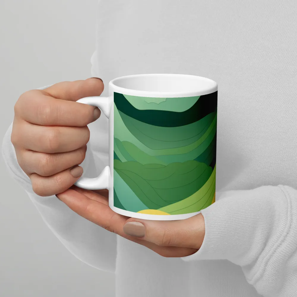 Serenity in Green | Mugs | Multiple Sizes & Colors