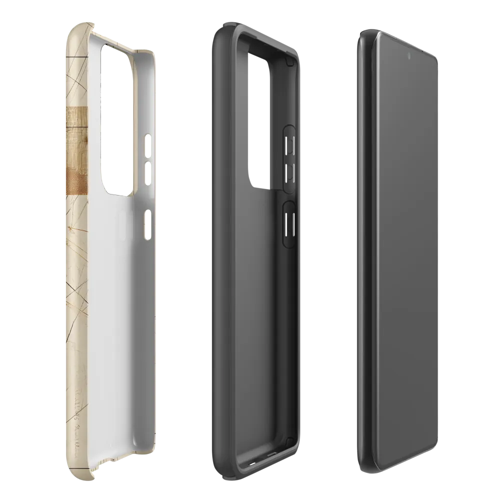 Elegance in Lines | Phone Case |  S21 Ultra | Tough Case | Matte