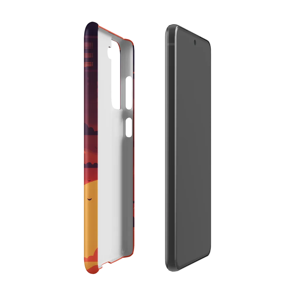 Urban Dusk: A Symphony of Cityscapes | Phone Case |  S21 FE | Snap Case | Matte