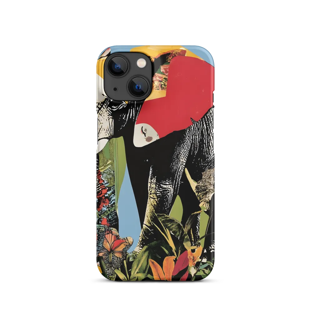 Harmony of Nature: The Elephant's Embrace | Phone Case |  14 | Snap Case | Matte
