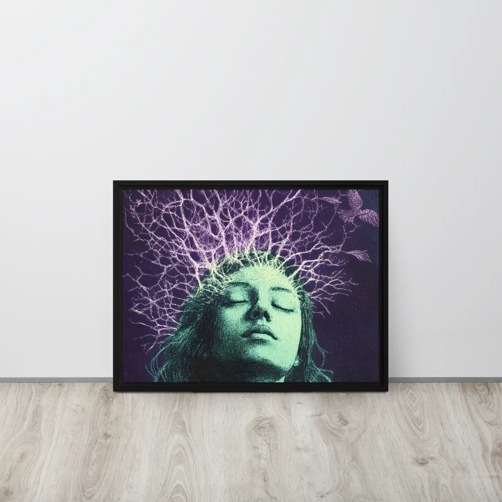 Whispers of Freedom | Canvas with Black Frame | 18″×24″