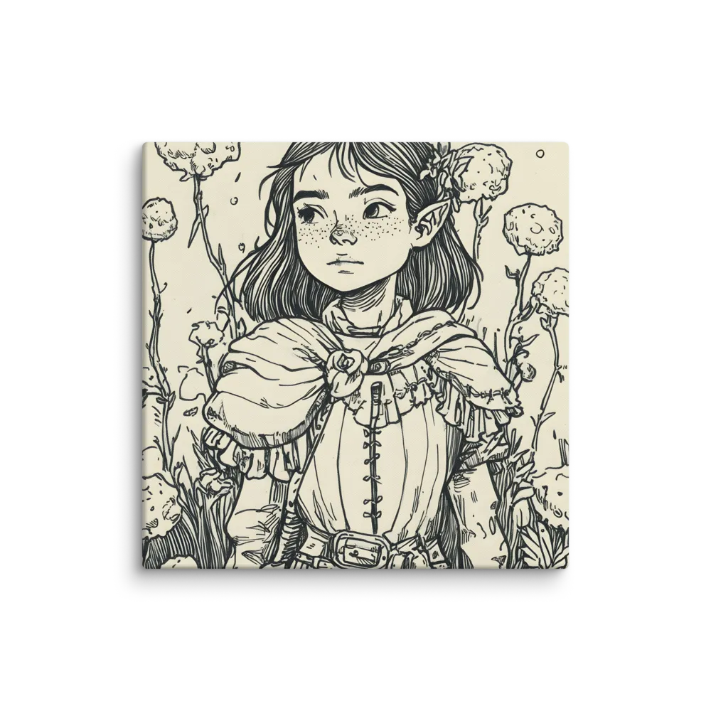 A Young Guardian of Nature | Canvas | 32″×32″