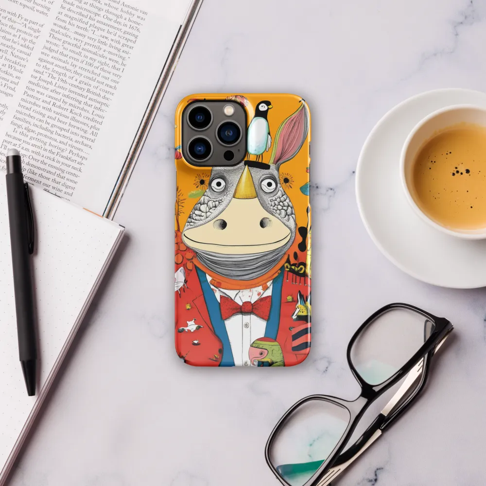 Whimsical Rhinoceros: A Playful Encounter