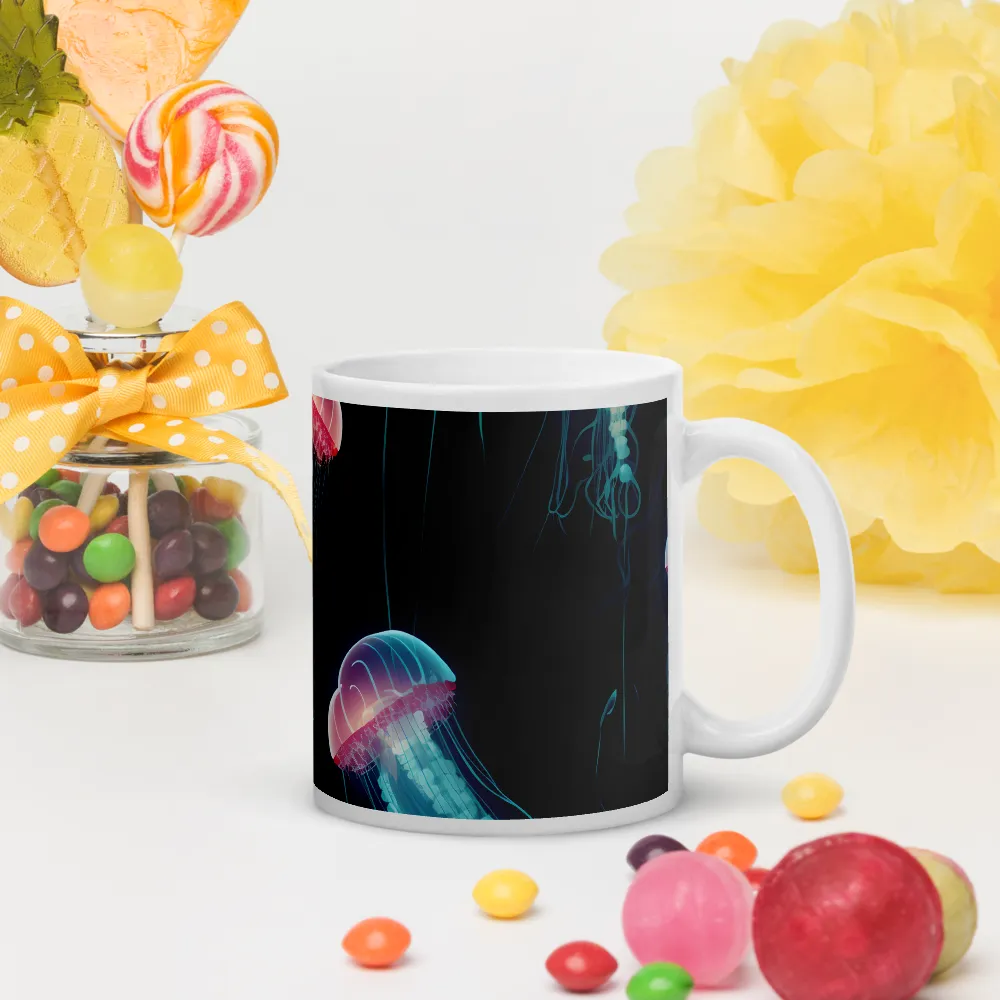 Ethereal Dance of Jellyfish | Mugs | Multiple Sizes & Colors