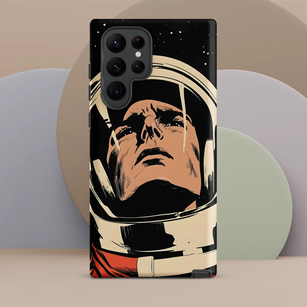 Gaze of the Astronaut | Phone Case |  S22 Ultra | Tough Case | Matte