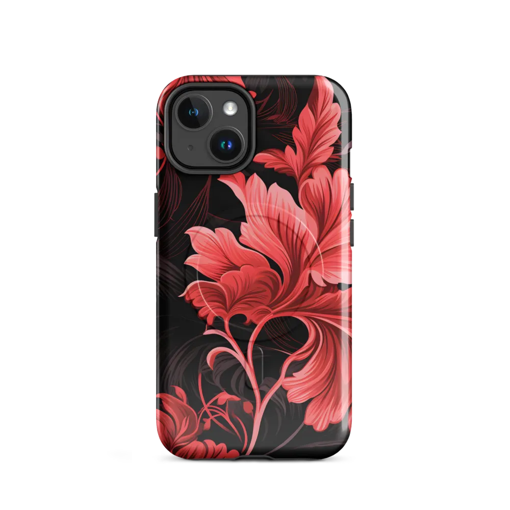 Tropical Elegance in Red