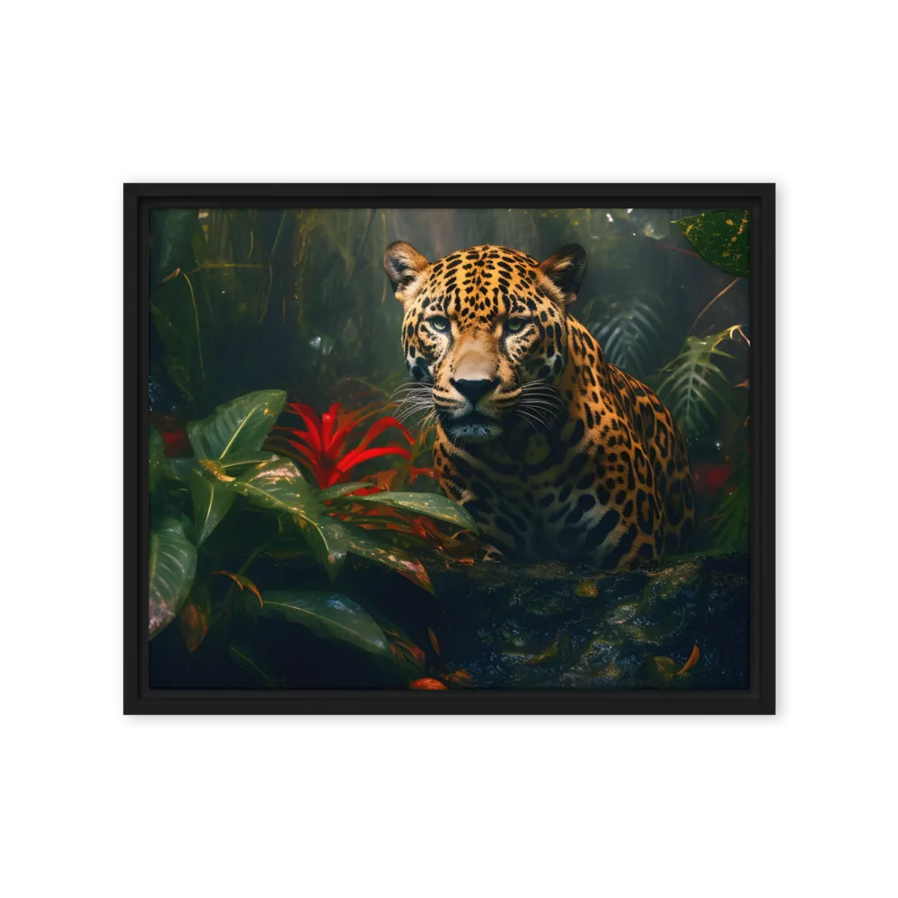 Echoes of the Wild | Canvas with Black Frame | 16″×20″