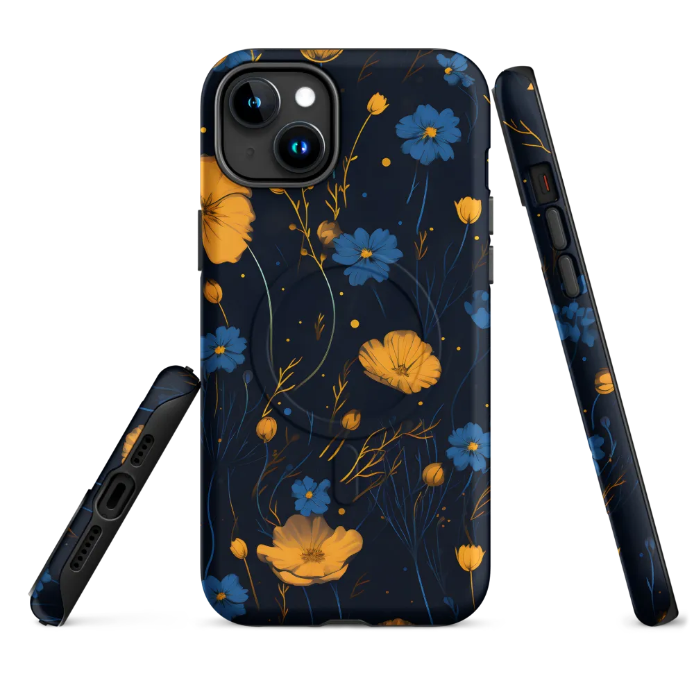 Nocturnal Blossoms | Phone Case |  15 Plus | MagSafe® Tough Case | Matte