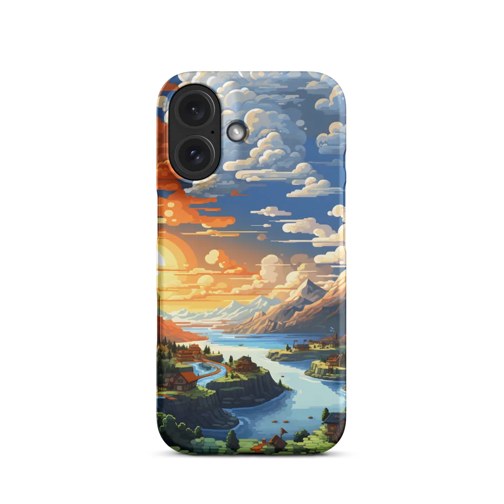 Tranquil Sunset Over Serene Landscape