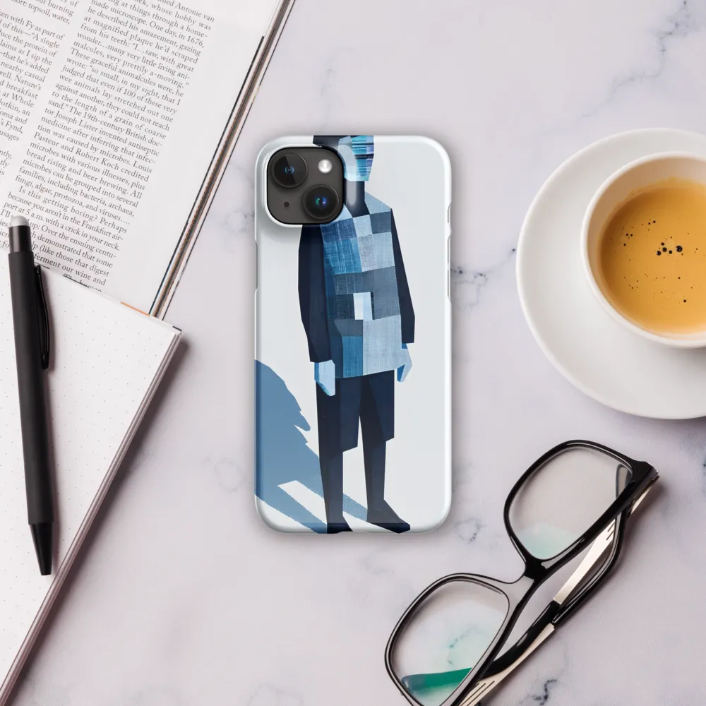 Patchwork Figure in Blue