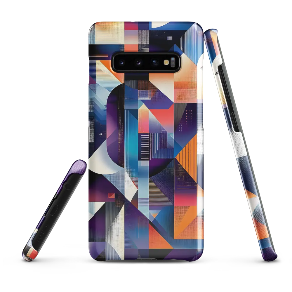 Geometric Symphony | Phone Case |  S10 Plus | Snap Case | Glossy