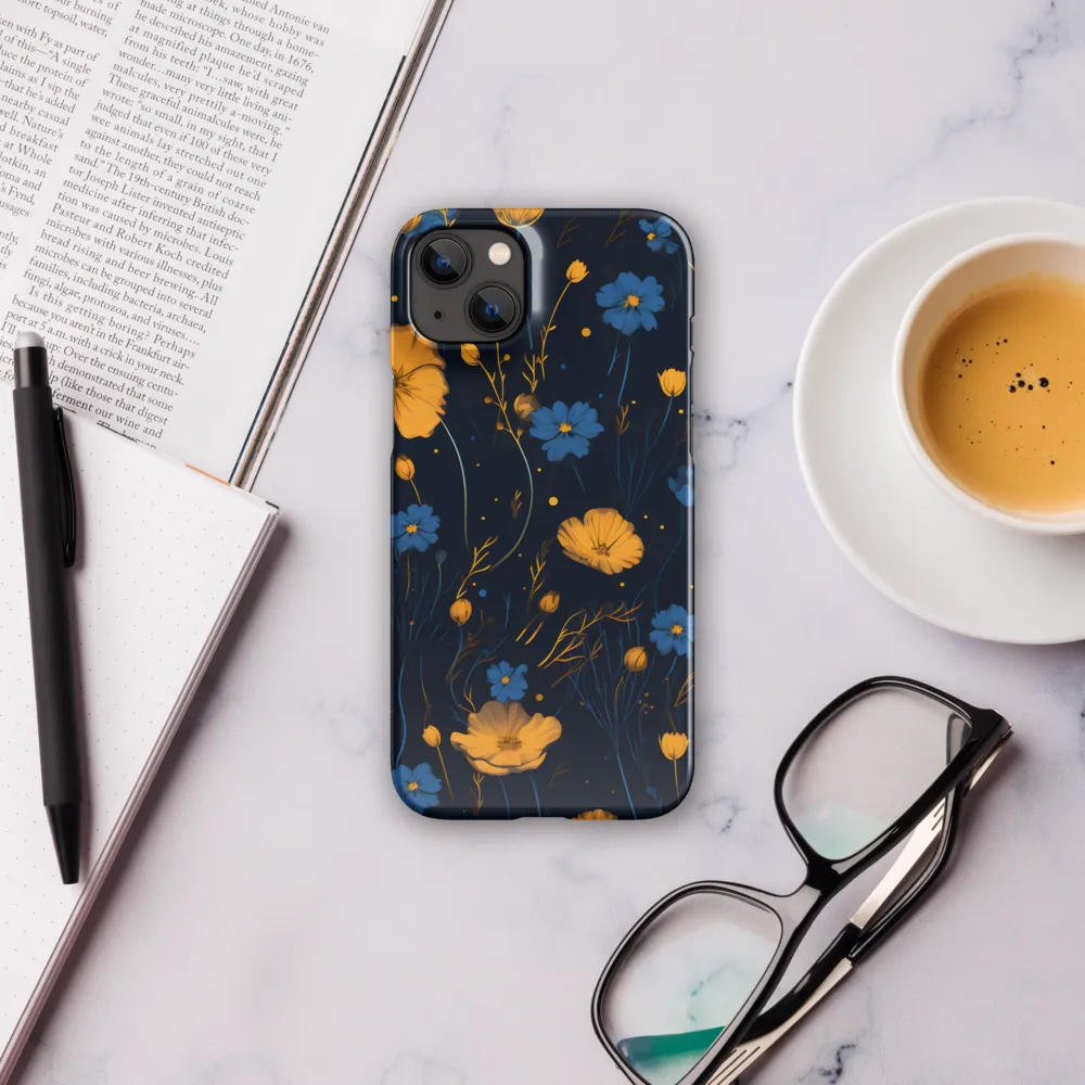 Nocturnal Blossoms | Phone Case |  14 Plus | Snap Case | Glossy