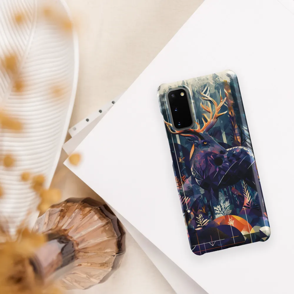 Majestic Serenity: A Geometric Forest Encounter