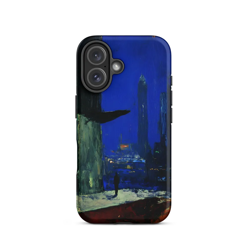 Glimmering Solitude: A Nightscape | Phone Case