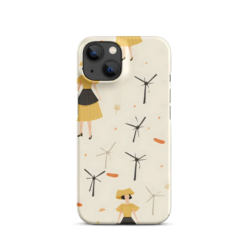 Whimsical Patterns of Nature and Femininity | Phone Case |  14 | Snap Case | Matte
