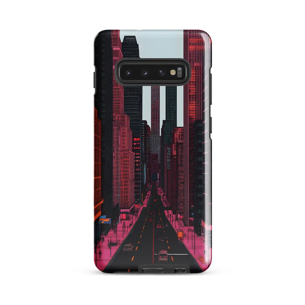 Urban Dreamscape: A Futuristic City | Phone Case |  S10 Plus | Tough Case | Glossy