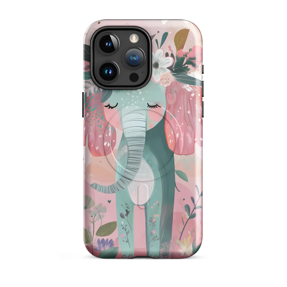 Whimsical Elephant in Bloom