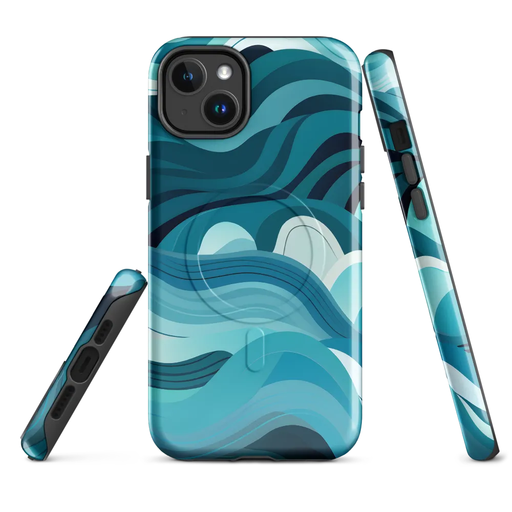 Ebb and Flow | Phone Case |  14 Plus | MagSafe® Tough Case | Glossy