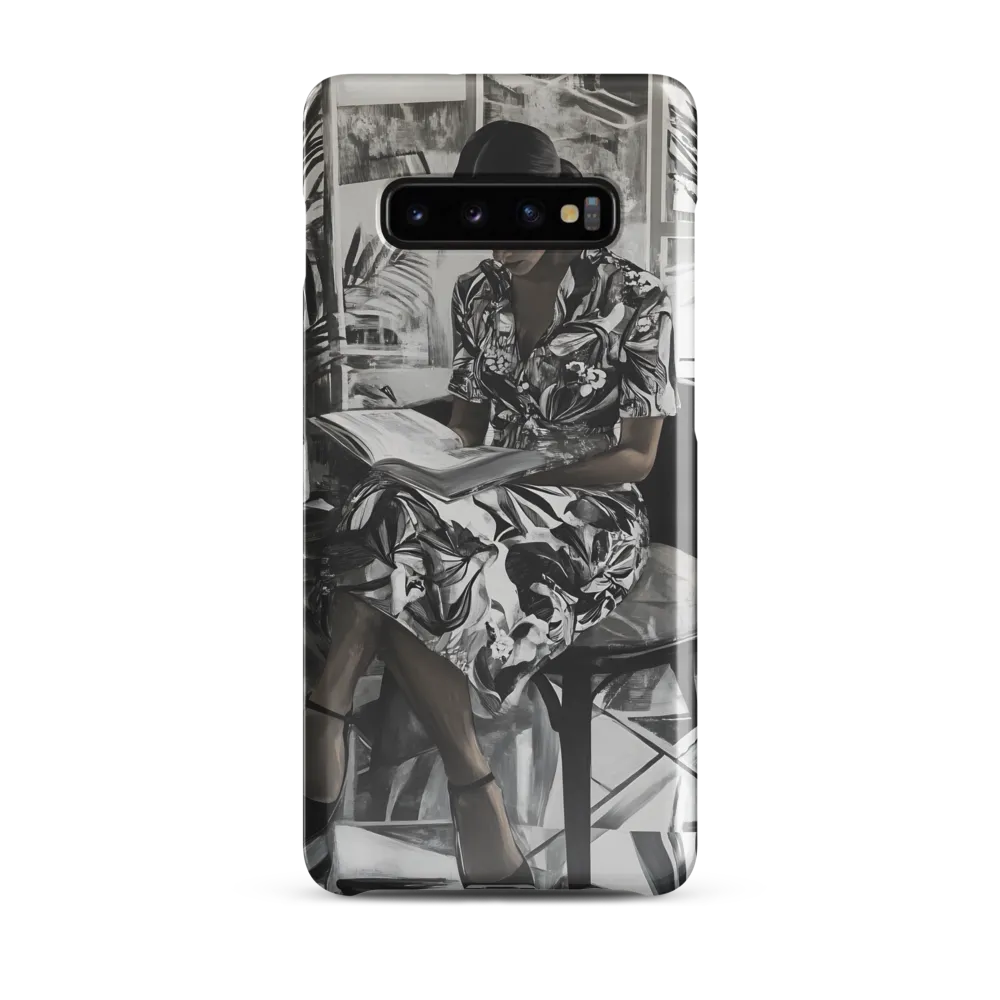 Serenity in Black and White | Phone Case |  S10 Plus | Snap Case | Glossy