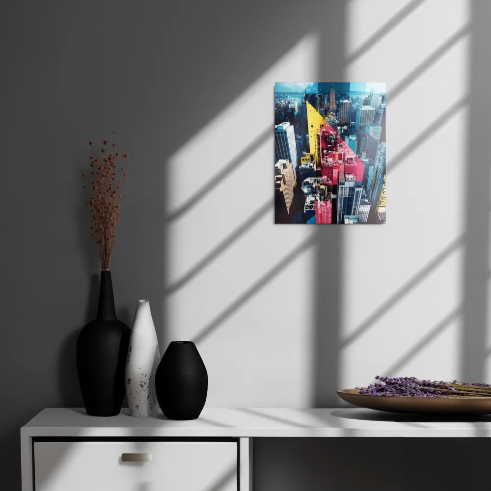 Dynamic Urban Symphony | Metal Print | 11″×14″