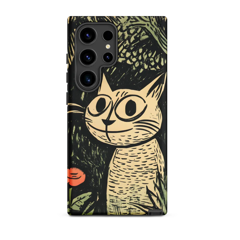 Whimsical Cat in the Forest