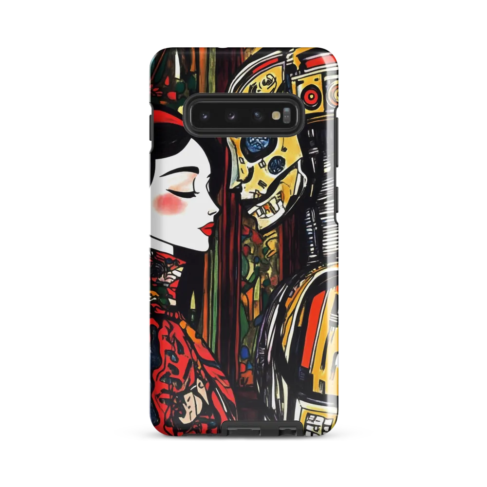 The Dance of Humanity and Technology | Phone Case |  S10 Plus | Tough Case | Glossy