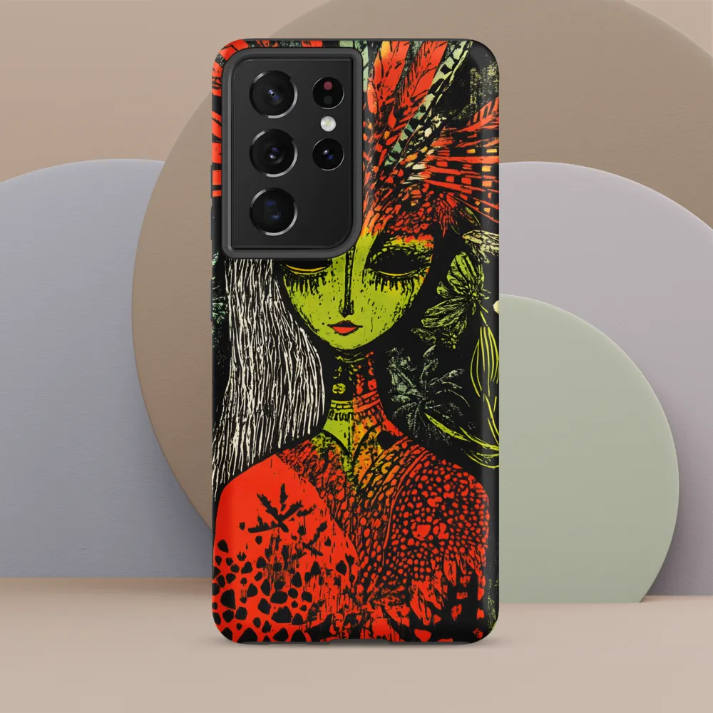 Mystical Flora: A Surreal Portrait